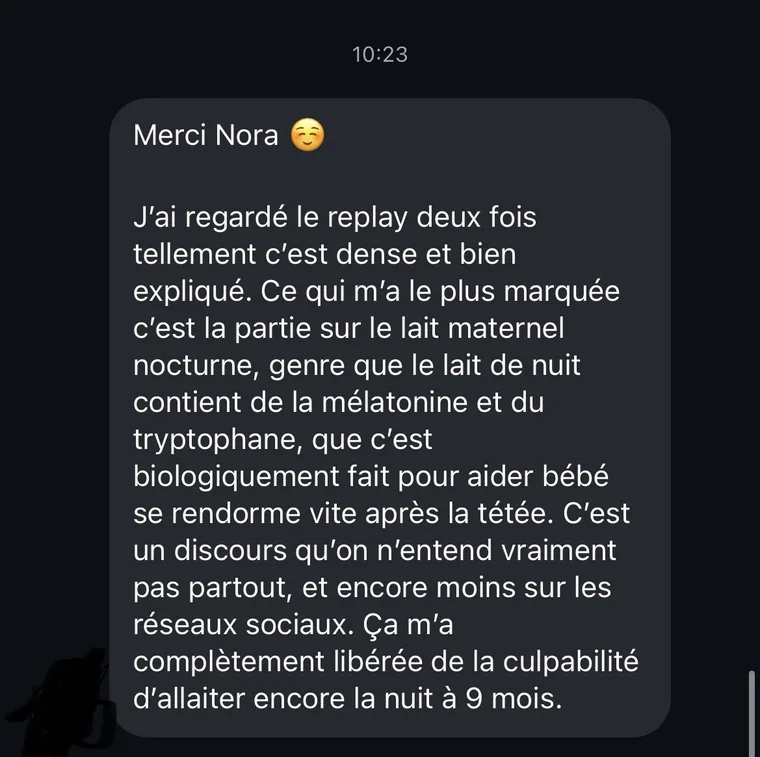 Message d'une maman : ce qu'elle a appris sur le lait maternel nocturne l'a libérée de la culpabilité d'allaiter encore la nuit à 9 mois